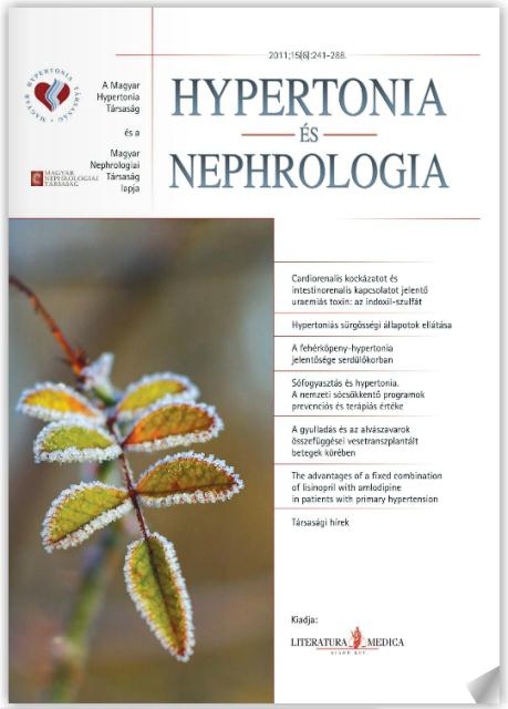 Hypertonia és Nephrologia 2011/6. 